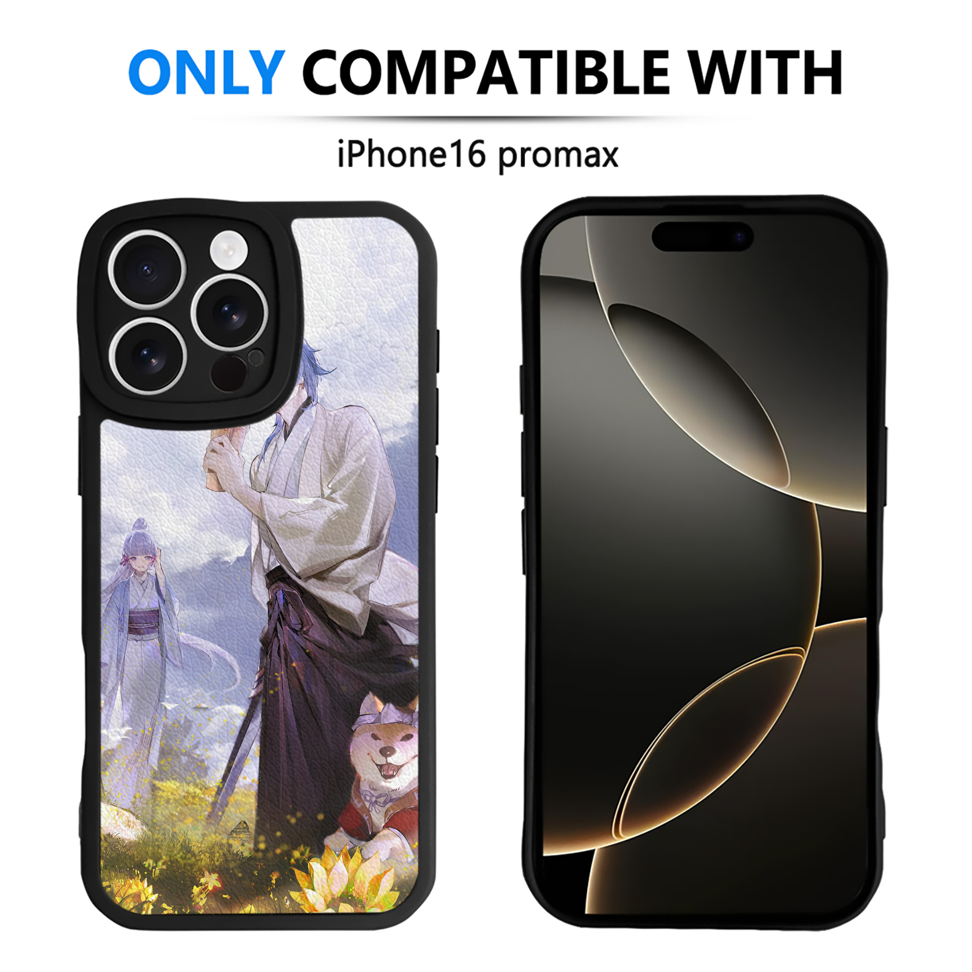 げんし神 genshin 【iPhone 16シリーズ対応】シリコンスマホケース（レザー調） 材質：シリコン